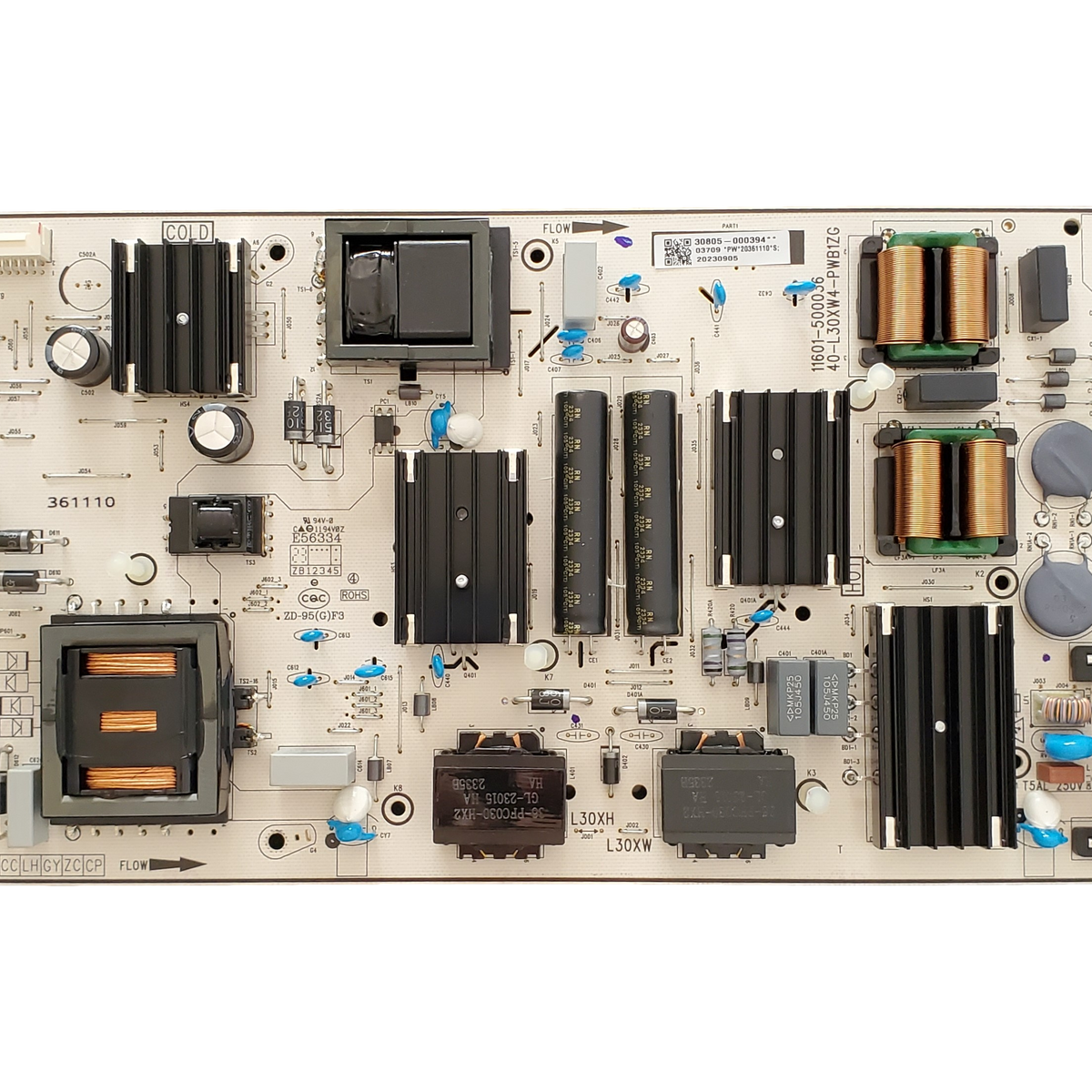 TVレポーターPSA9 30805-000394 TCL Power Supply, 40-L30XW4-PWB1ZG, 75Q650G – TV
