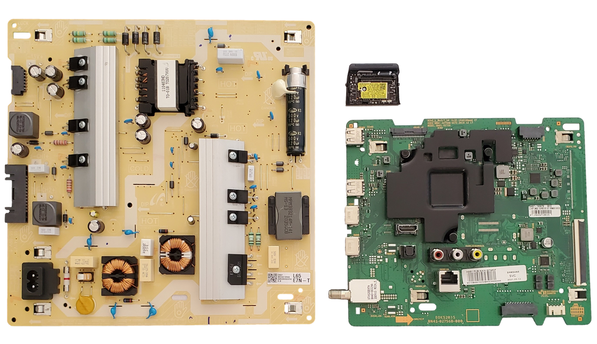 QN65Q60TAFXZA Samsung TV Repair Parts Kit, BN94-15232B Main Board, BN44-01059A Power Supply, BN59-01342A Wifi, QN65Q60TAFXZA CB01, QN65Q6DTAFXZA