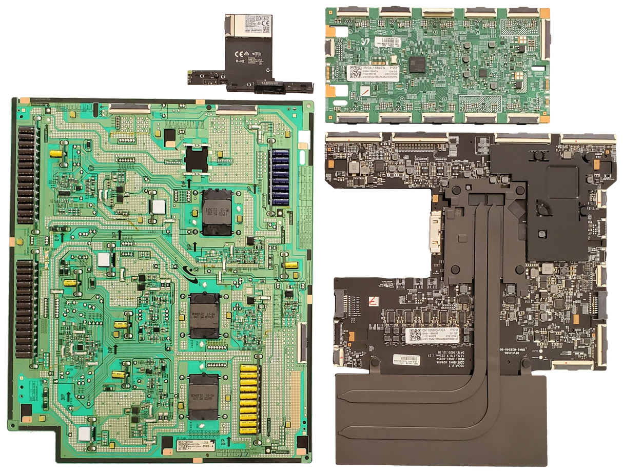 QN75QN900AFXZA Samsung TV Repair Parts Kit, BN94-16860M Main Board, BN44-01130A Power Supply, BN94-16847A LED Driver, BN59-01373A Wifi, QN75QN900AFXZA AB02, QN75QN900AFXZA
