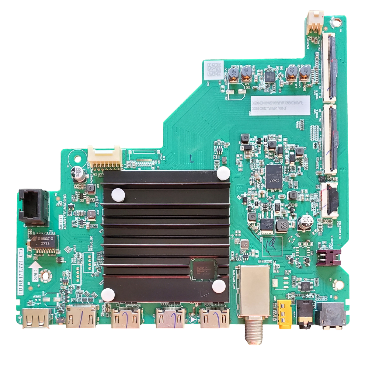 30900-000110 TCL Main Board, 30900-000110, 30901-000127, TD.R817T
