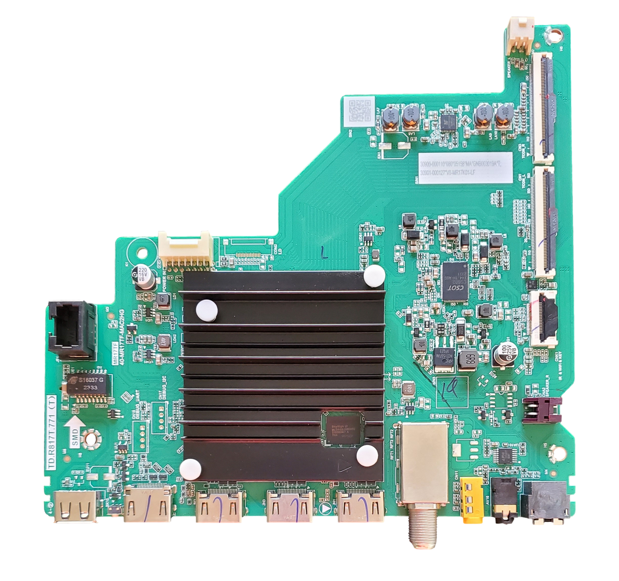 30900-000110 TCL Main Board, 30900-000110, 30901-000127, TD.R817T.771(T), 55S451, 65S451