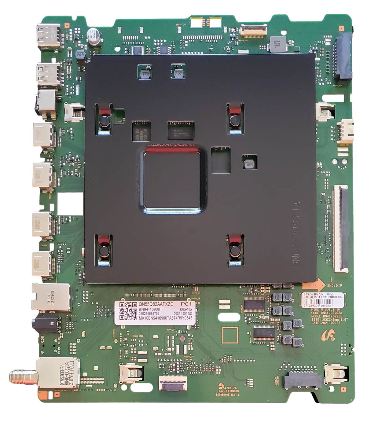 BN94-16906T Samsung Main Board, BN97-18270N, BN41-02902A, QN55Q8DAAFXZA