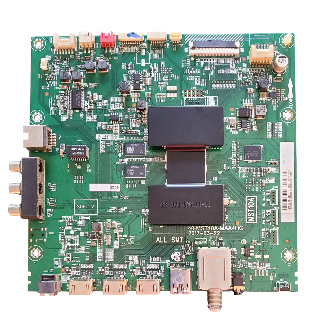 X490187 Hitachi Main Board, M8-T10NA10-MA200AA, 40-MST10A-MAA4H, V8-ST10K01-LF1V001, 60R70