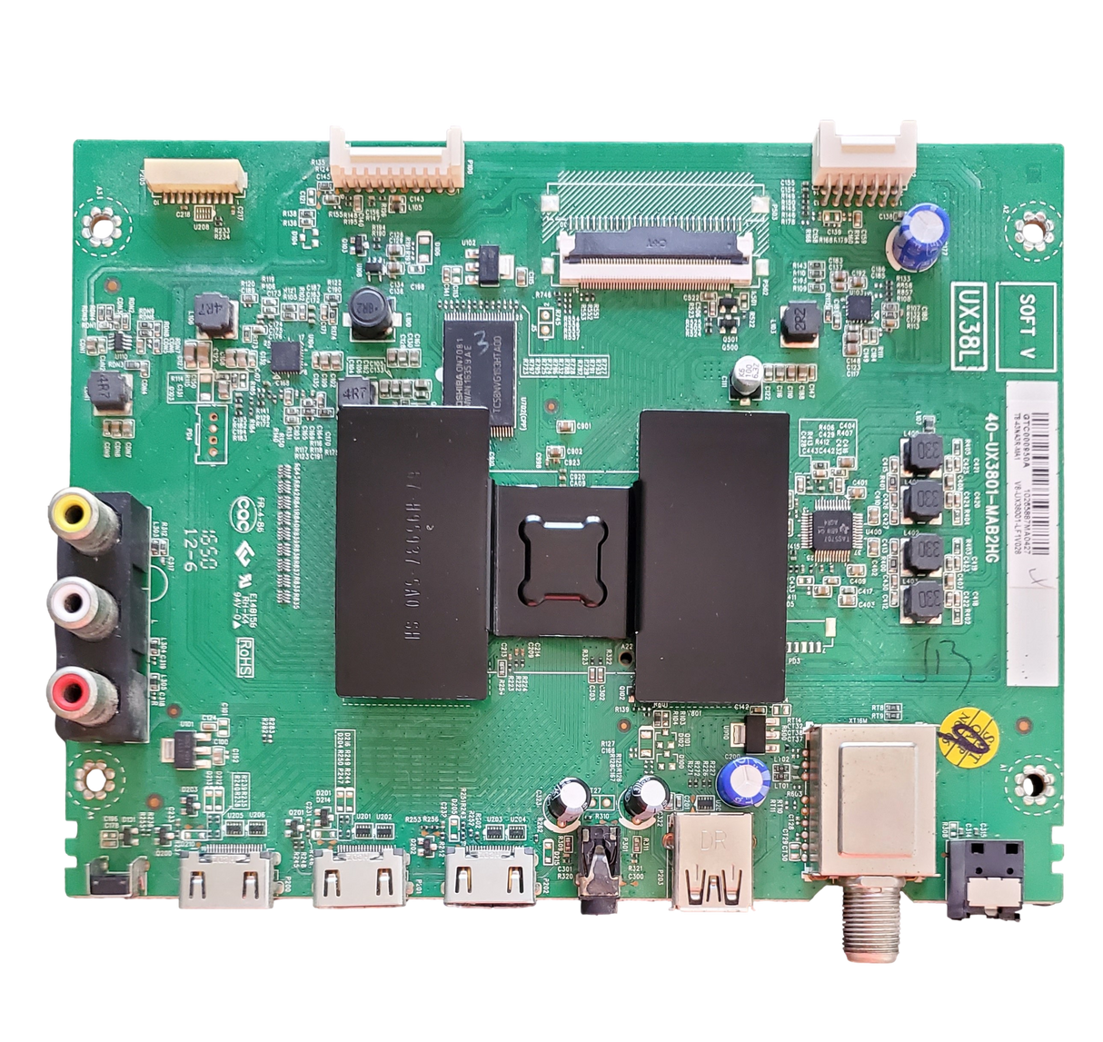 49S305-MAIN TCL Main Board, 40-UX3801-MAB2HG,T8-43NA3R-MA1, V8-UX38001-LF1V028, 49S305