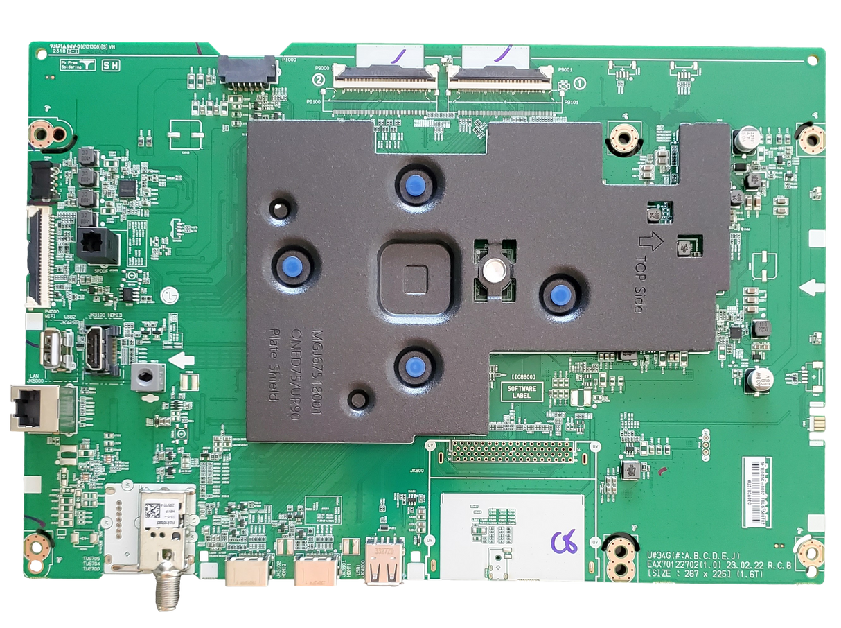 EBU67500702 LG Main Board, EAX70122702(1.0), 43QNED75URA.BUSFLJM, 43QNED75URA
