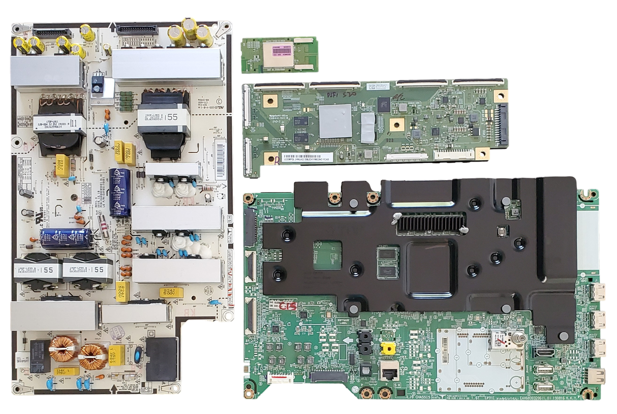 OLED55C9AUA LG TV Repair Parts Kit, EBT65856903 Main board, EAY65170401 power Supply, 6871L-6034A T-Con, EAT64454801 Wifi, OLED55C9AUA.BUSYLJR, OLED55C9AUA.DUSQLJR