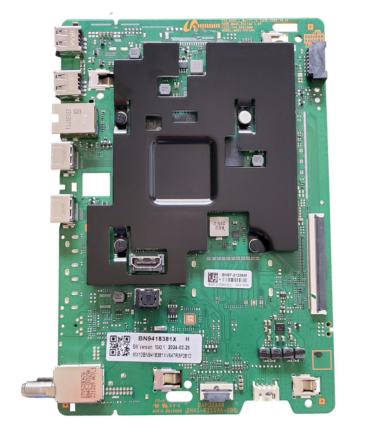 BN94-18381X Samsung Main Board, BN9418381X, BN41-03114A, BN97-21235M, UN50DU8000FXZA, UN55DU8000BXZA, UN65DU8000FXZA, UN75DU8000FXZA