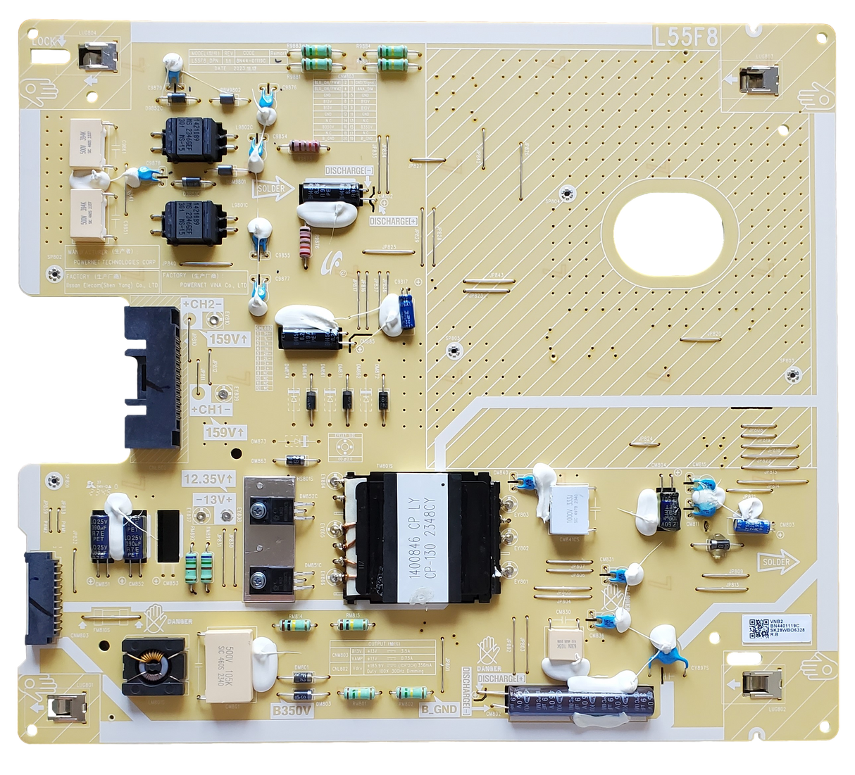 BN44-01119C Samsung Power Supply, BN4401119C, QN55LS03DAFXZA, QN55LS03DDFXZA
