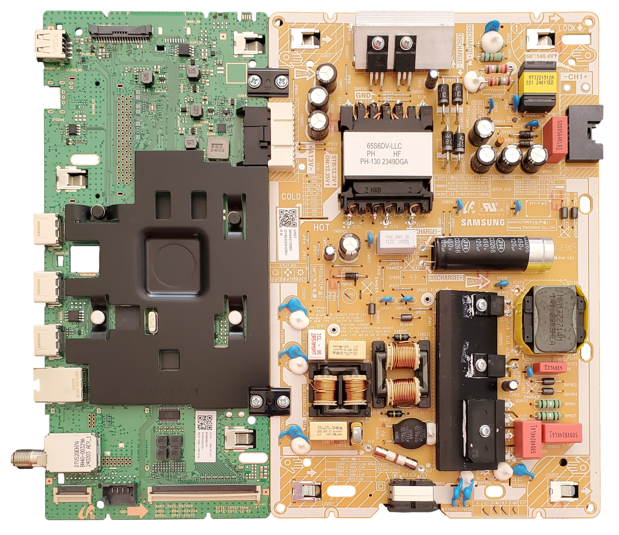 BN96-58677A-COMBO Samsung Main Board/Power Supply, BN44-01268C, UN60DU7200FXZA