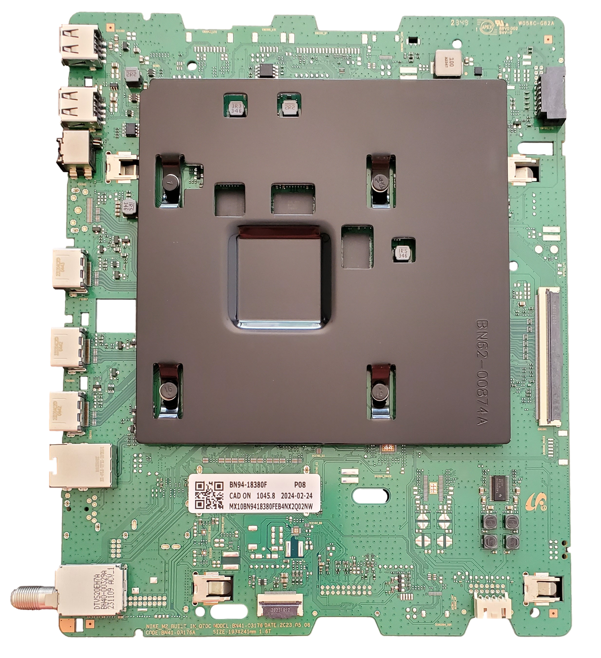 BN94-18380F Samsung Main Board, BN41-03176A, UN85DU8000FXZA