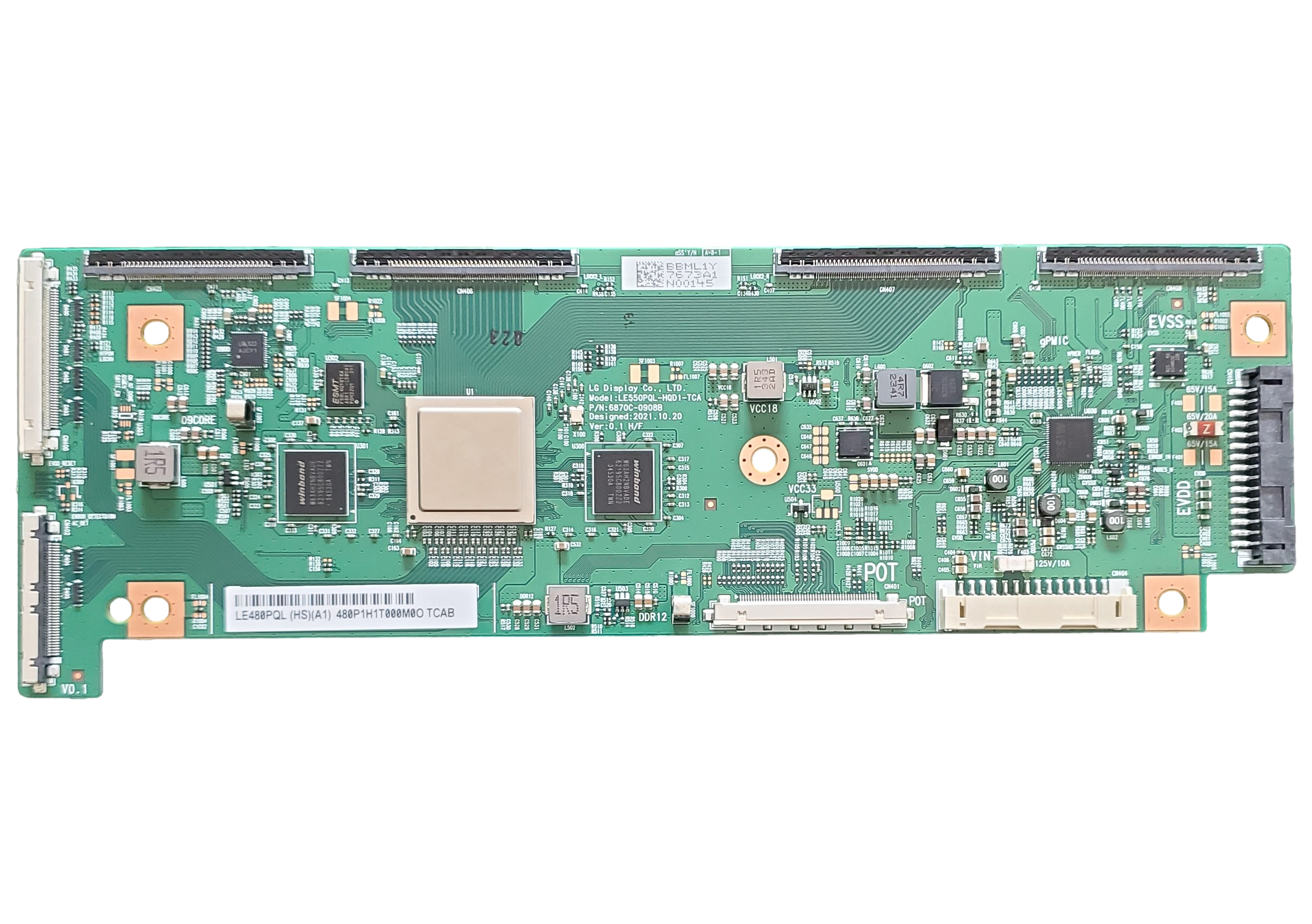 Carte T-CON (TCON) Neuve Pour TV Toshiba 47VL963 47 Pouces - Référence 6871L-2754C