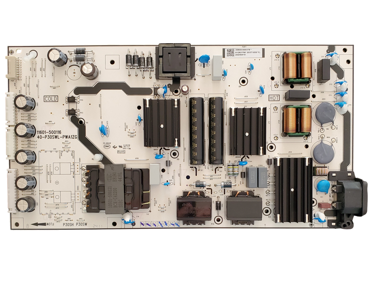 30805-000378 TCL Power Supply, 2404GTC012820I00183, 65QM751G, 55QM751g