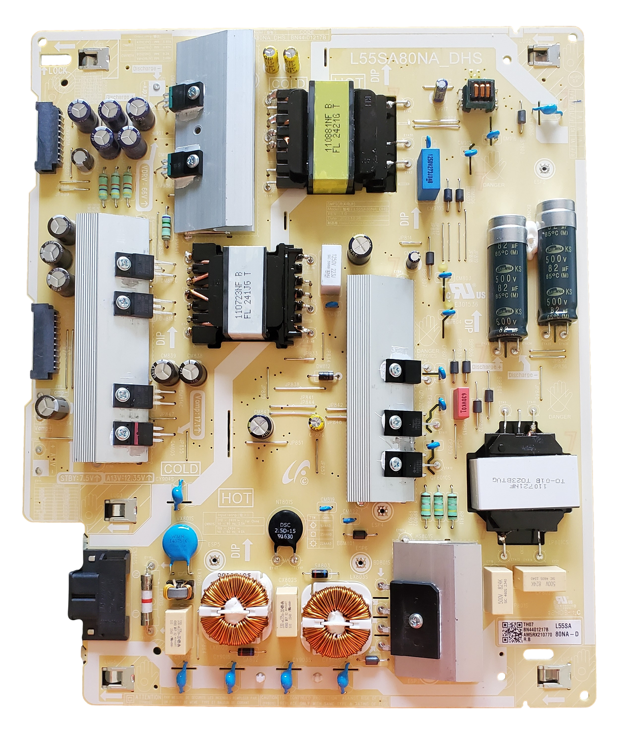 BN44-01217B Samsung Power Supply, BN4401217B, L55SA80NA_DHS, QN55QN85DBFXZA, QN55QN85DDFXZA
