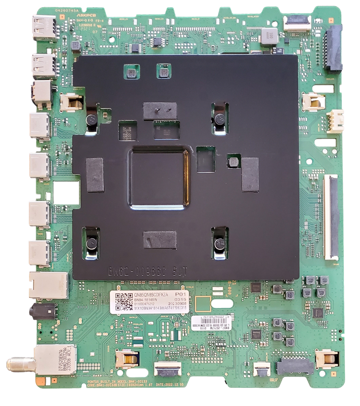 BN94-18149W Samsung Main Board, BN97-20717W, BN41-03133B, QN85QN85CDFXZA