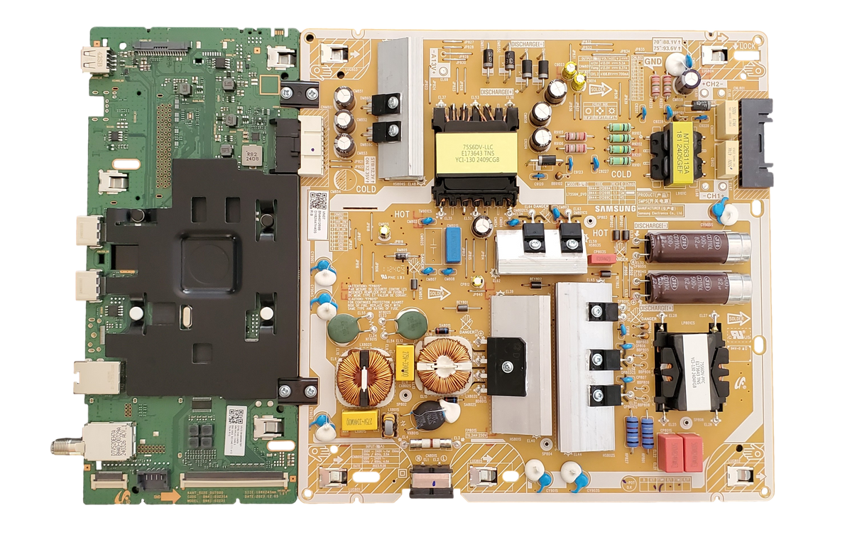 BN96-58678P-COMBO Samsung Main Board/Power Supply, BN44-01269B, BN41-03231A, KANT_SU2E_DU7000, UN75DU6900FXZA