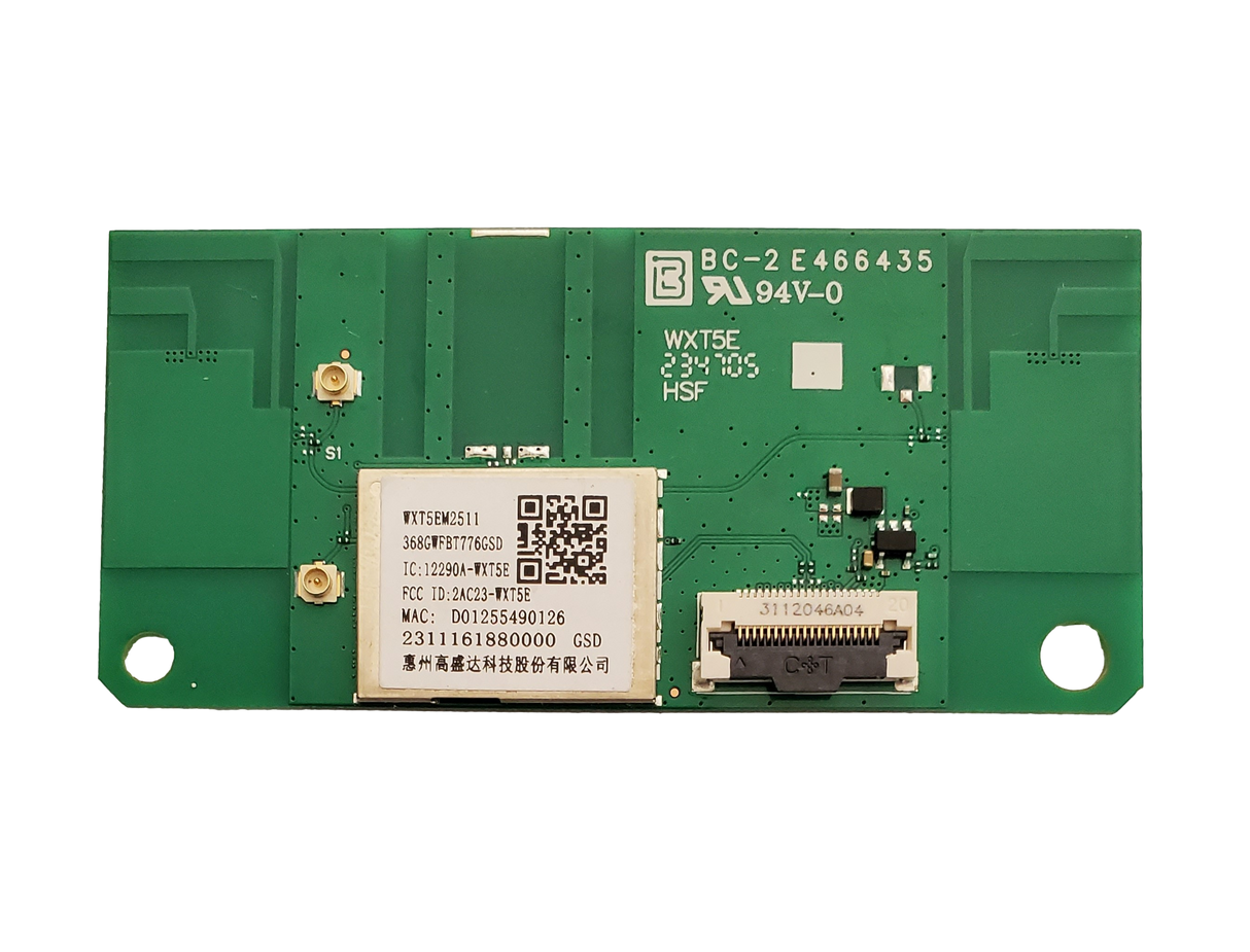 368GWFBT776GSD Roku Wi-Fi Module, WXT5EM2511, 55R8BX, 75R8C5