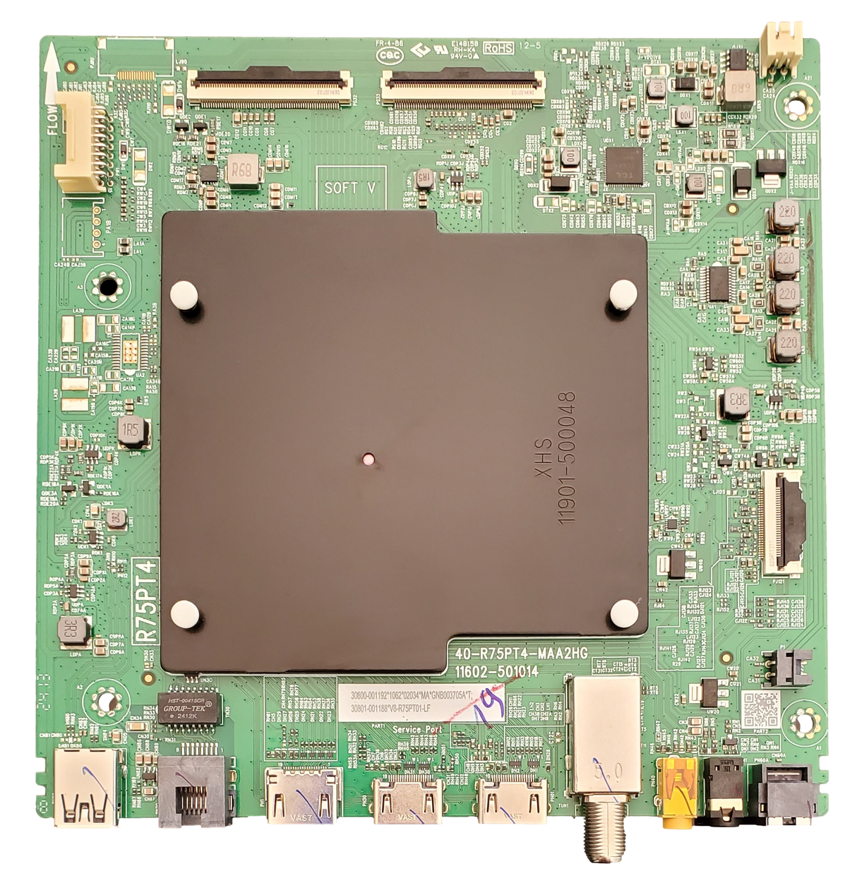 30800-001192 TCL Main Board, 30800-001192, 30801-001188, 40-R75PT4-MAA2HG, 11602-501014, 50S551G, 55S551G, 65S551G, 75S551G