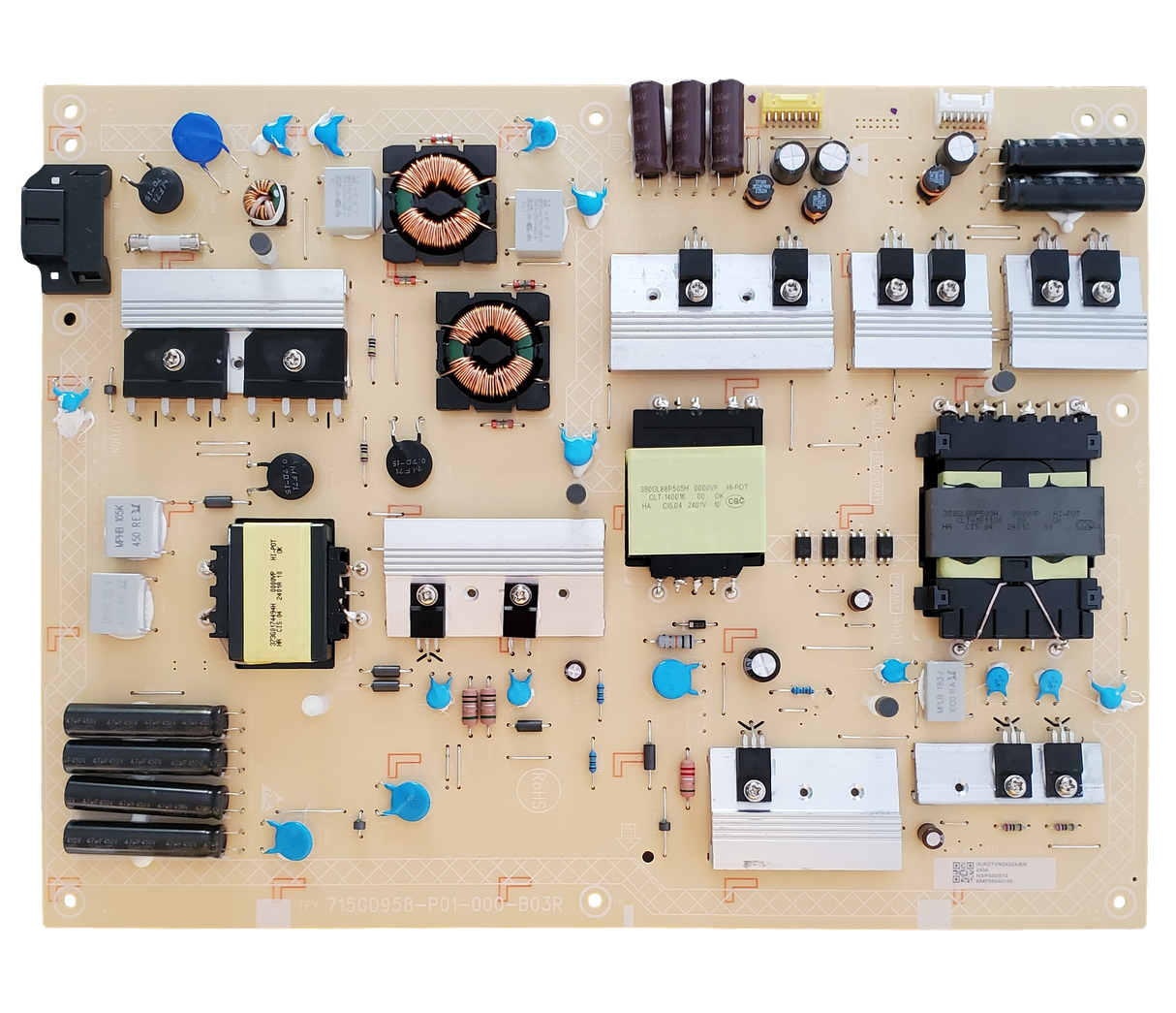 ADTVM2422ABM Roku Power Supply, ADTVM2422ABM, 715GD958-P01-000-B03R, 55R8BX