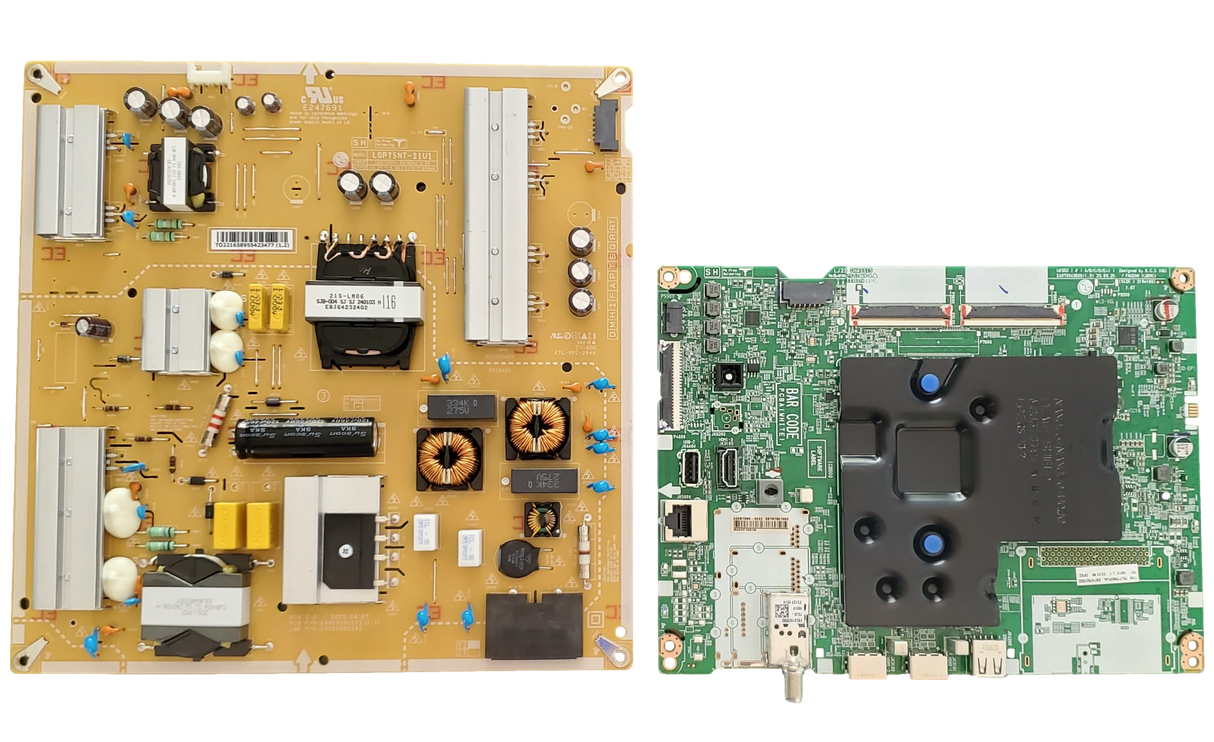 75UT7590PUA LG TV Repair Parts Kit, EBT67927002 Main Board, EAY65895542 Power Supply, 75UT7590PUA.BUSCLKR, 75UT7590PUA