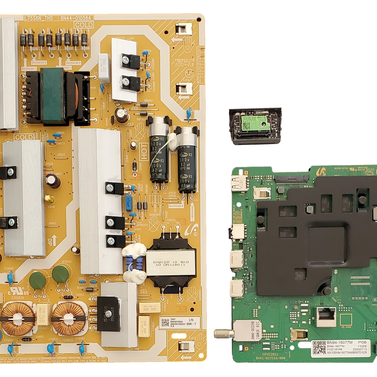 UN70TU7000FXZA Samsung TV Repair Parts Kit, BN9416077M Main Board, BN