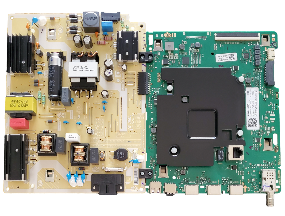 BN94-18053Q-Combo, Samsung Main Board/Power Supply, BN9418053Q, BA50/55FA160, UN55CU7000D, UN55CU7000DXZA