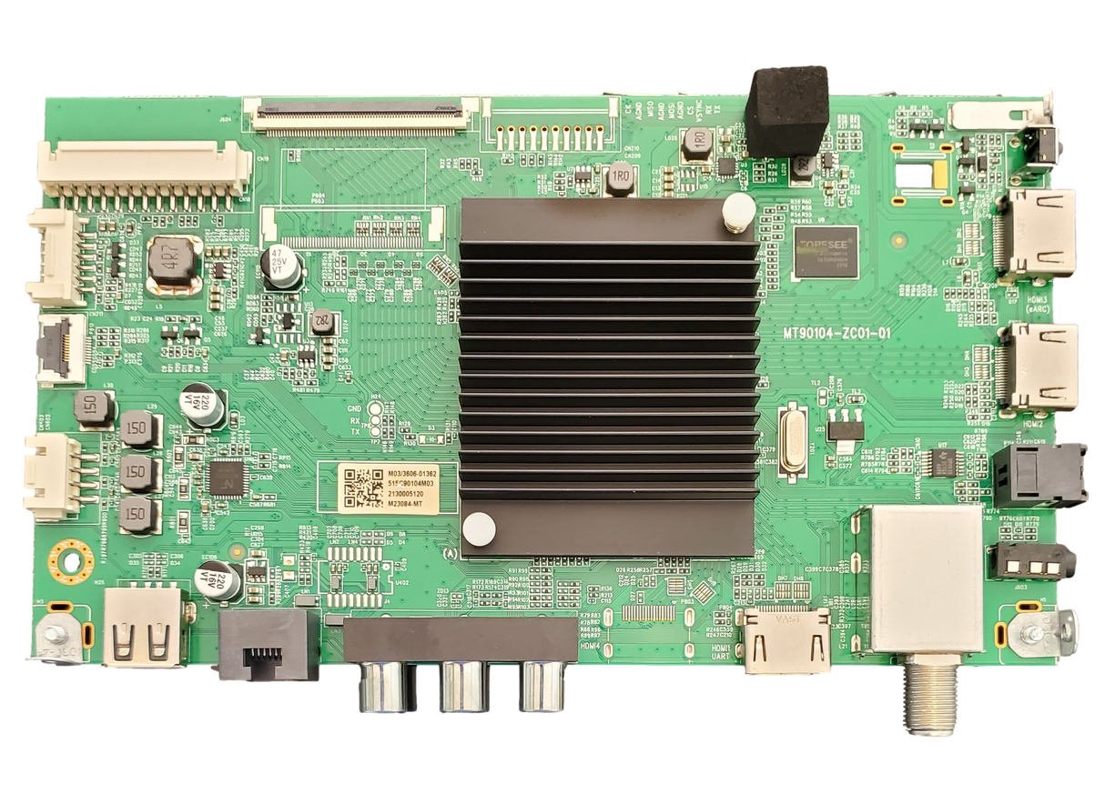 515C90104M03 Onn Main Board, MT90104-ZC01-01, M23085-MT, 10004417