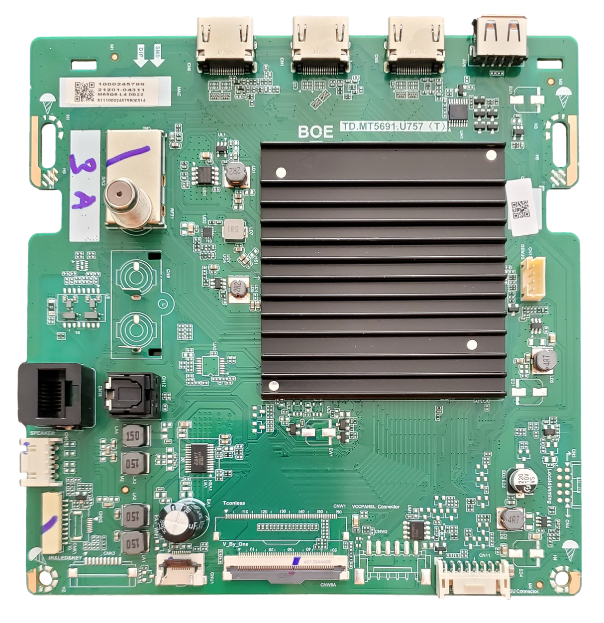 21201-04311 VIZIO Main Board, TD.MT5691.U757, BOE, M65Q6-L4