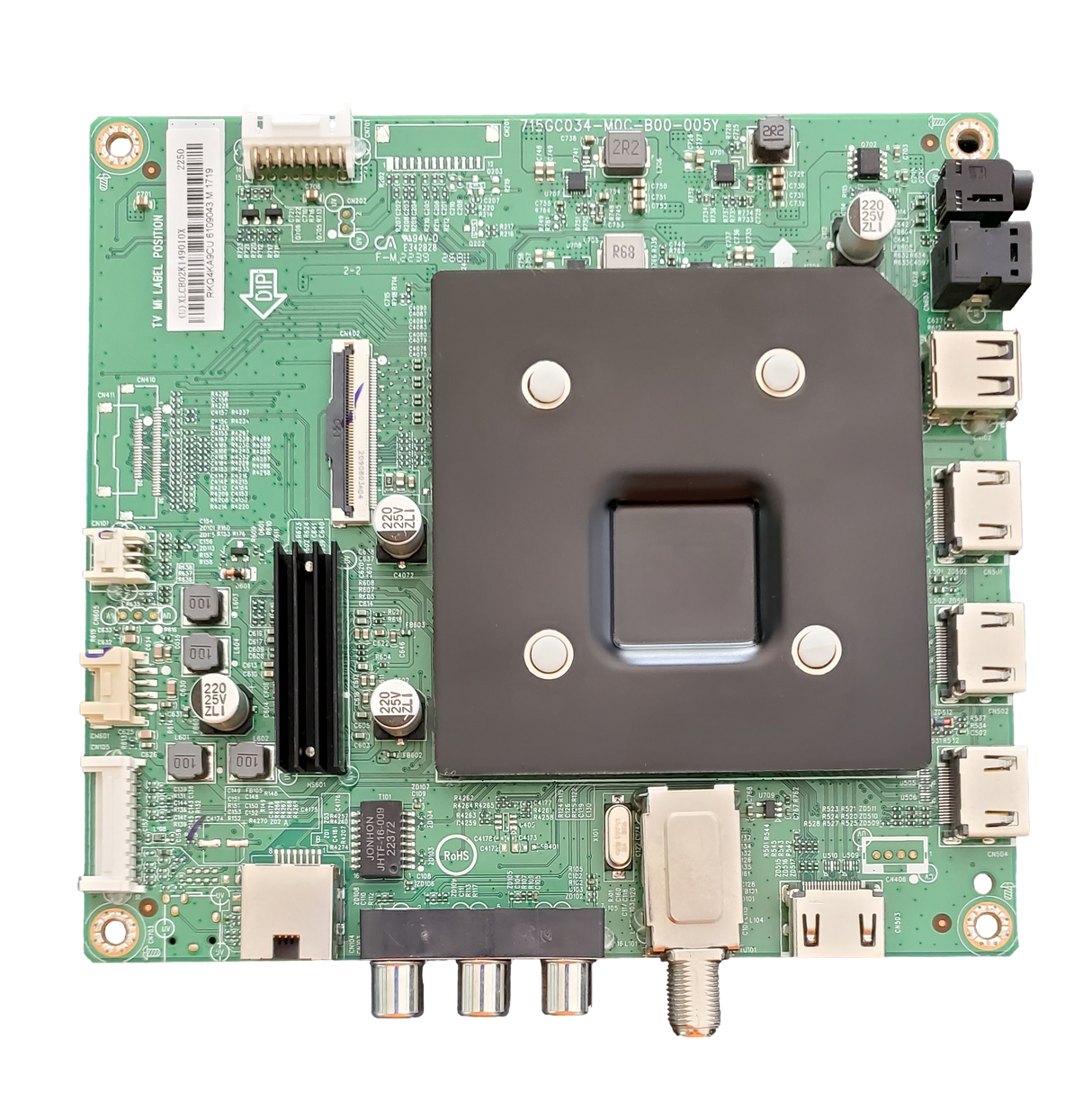 756TXLCB02K149010X Vizio Main Board, 715GC034-M0C-B00-005Y, (U)XLCB02K149010X, NS-50F501NA22