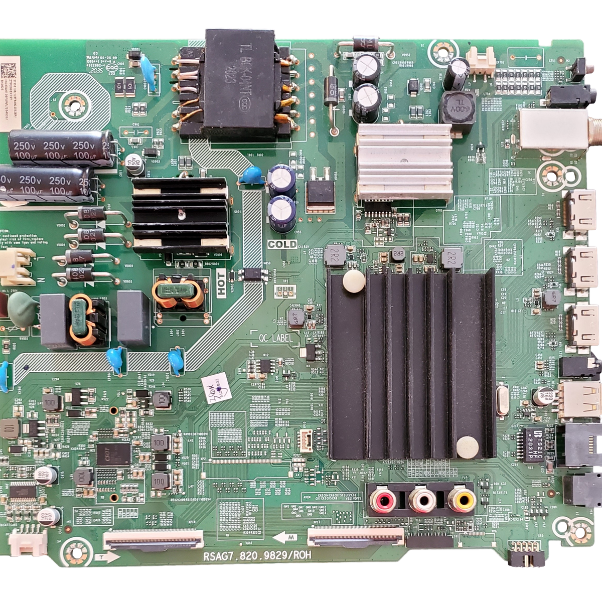 276713 Hisense Main Board/Power Supply, RSAG7.820.9829/ROH, 275551