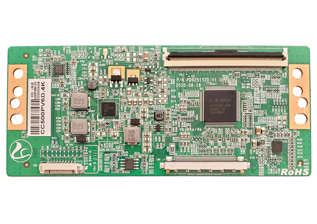 CC500PV6D.4K Sceptre T-Con, CC500PV6D.4K, 2205PDBH103, W50, P2TV58GA