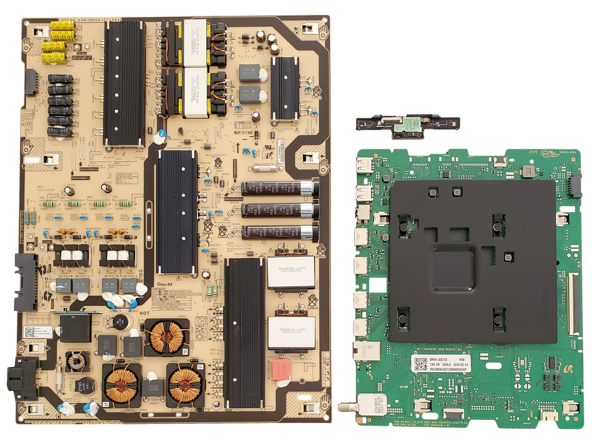 QN85Q72DDFXZA Samsung TV Repair Parts Kit, BN94-18371X Main Board, BN44-01108B Power Supply, BN59-01402A Wifi, QN85Q72DDFXZA CA01, AA01, QN85Q72DDFXZA