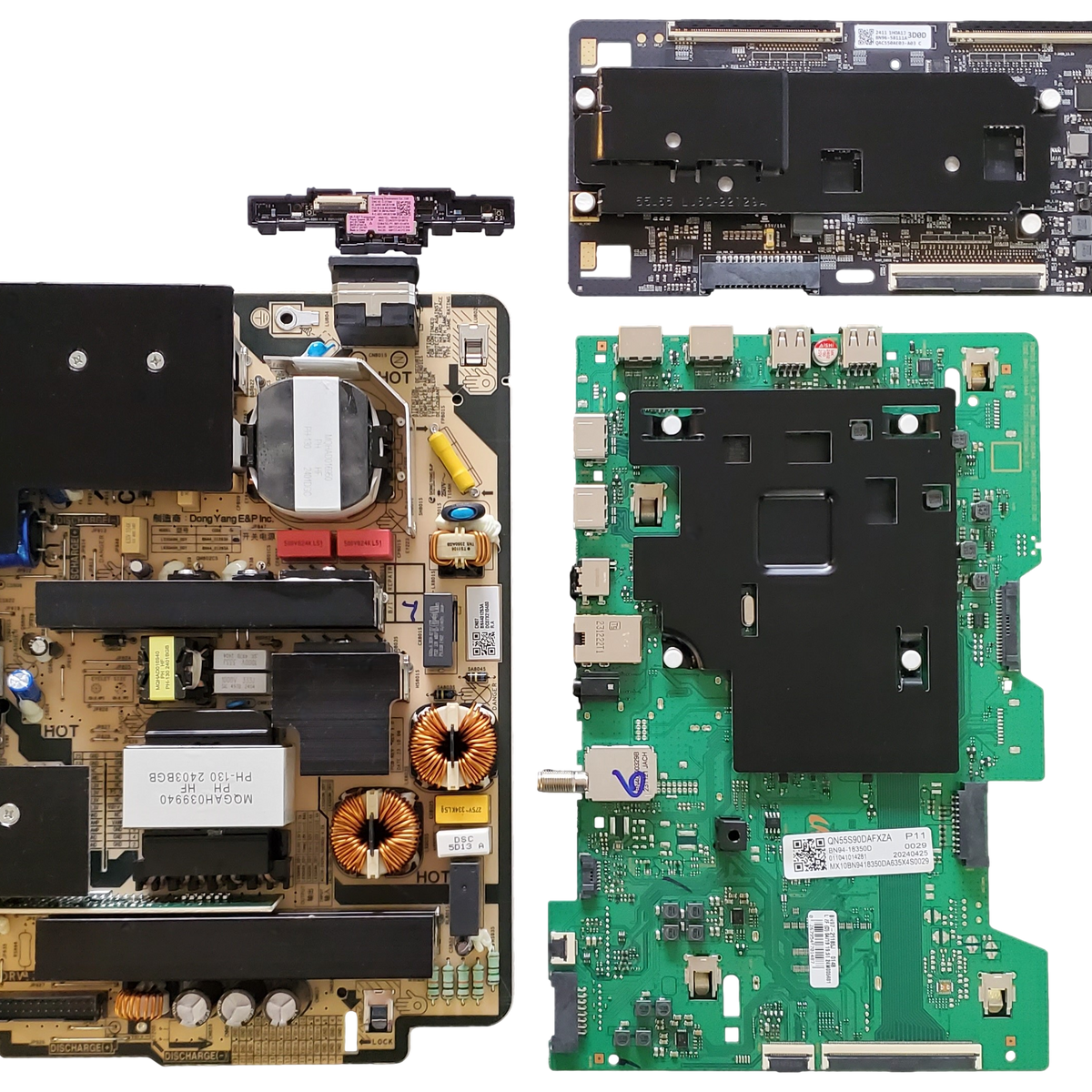 QN55S90DAFXZA Samsung TV Repair Parts Kit, BN9418350D Main Board, BN4
