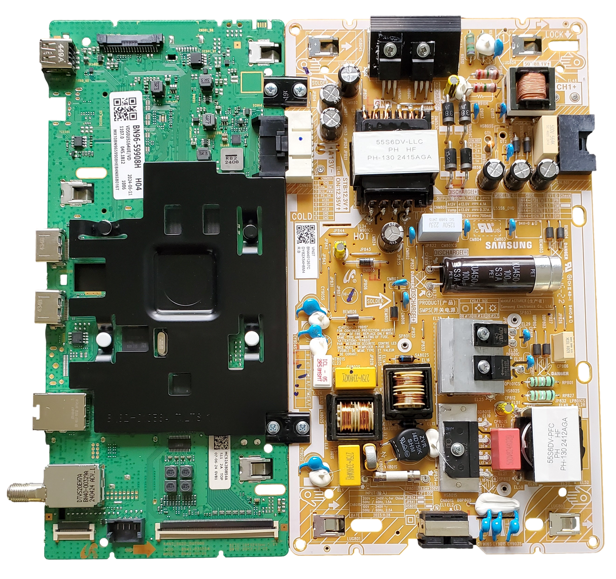 BN96-59908H-Combo Samsung Main Board/Power Supply, BN4401267C, BN41-03231A, UN50DU6900FXZA