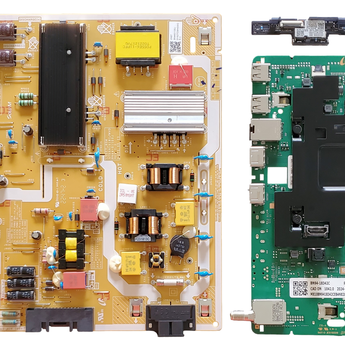 QN55Q60DDFXZA Samsung TV Repair Parts Kit, BN9418342C Main Board, BN4