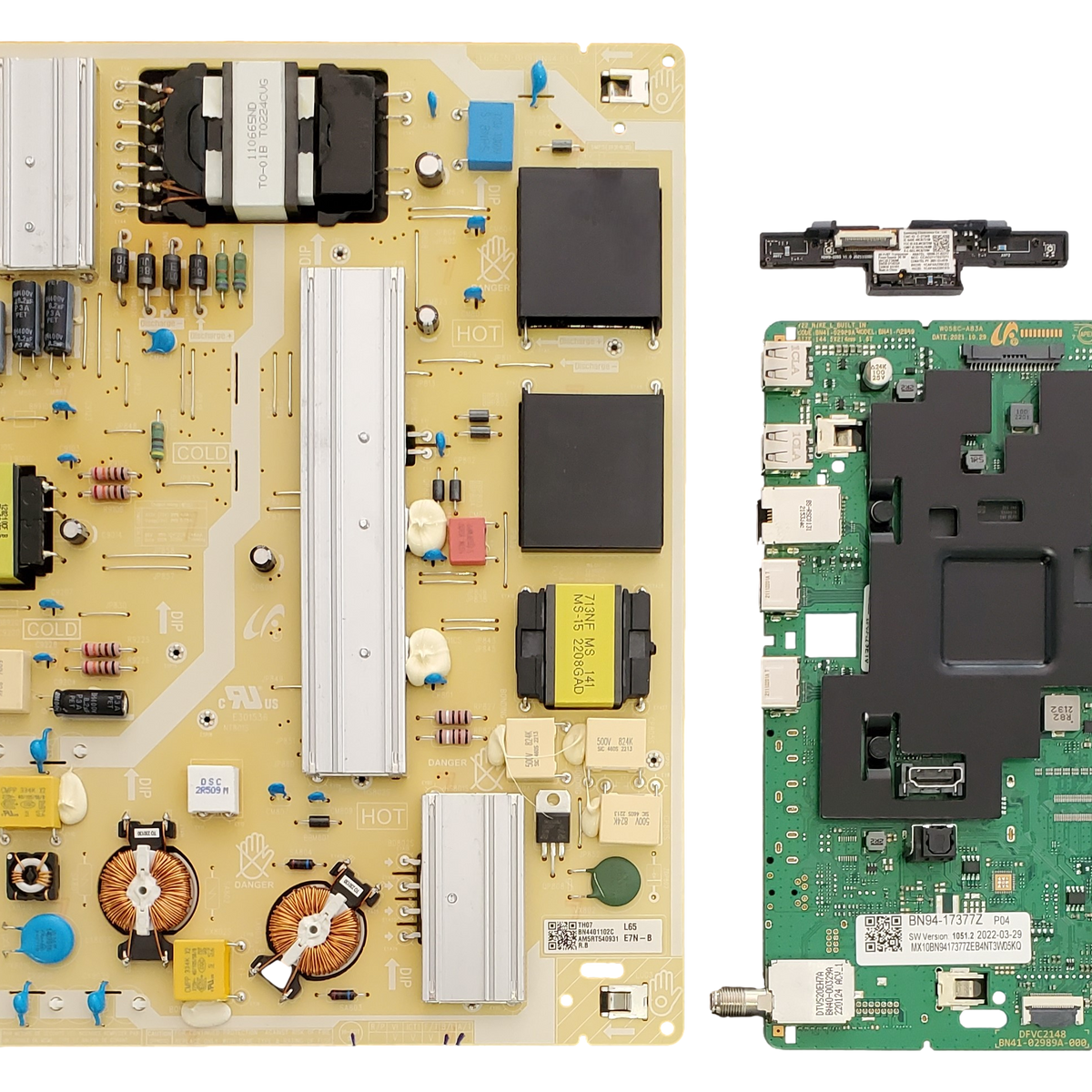 QN65Q60BDFXZA Samsung TV Repair Parts Kit, BN9417377Z Main Board, BN4