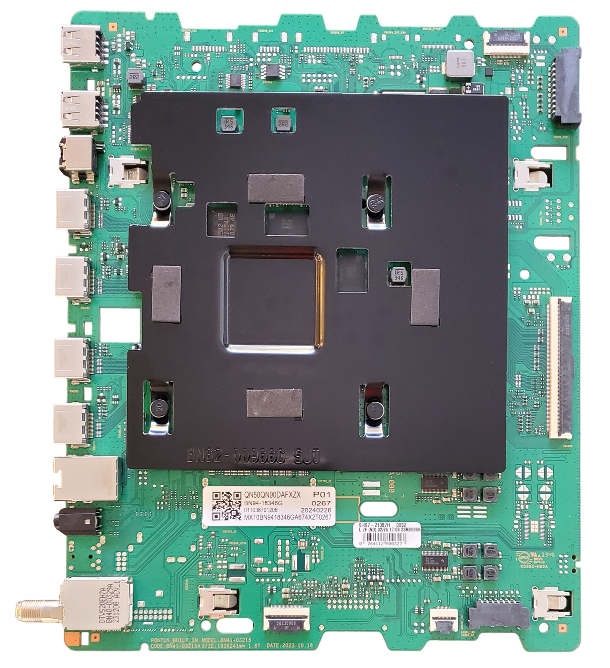 BN94-18346G Samsung Main Board, BN97-21087H, BN41-03215A, QN50QN90DAFXZA