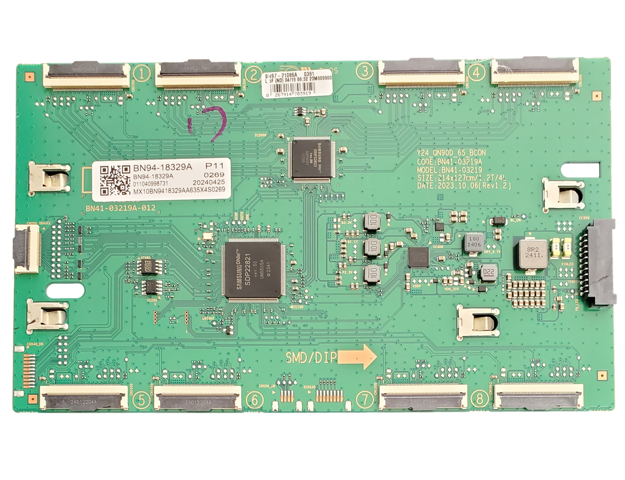 BN94-18329A Samsung LED Driver, BN41-03219A, BN97-21086A, QN65QN90DAFXZA, QN65QN90DDFXZ