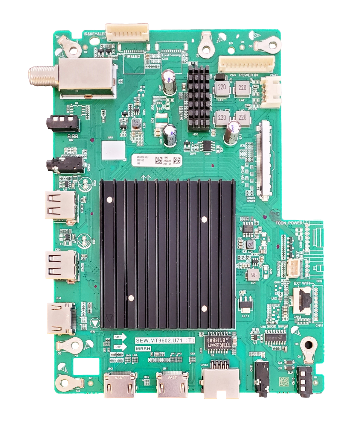 230724 Sharp Main Board, 230724 ,396445 ,136C ,SEW.MT9602.U71 , 4P-B55EJ2U
