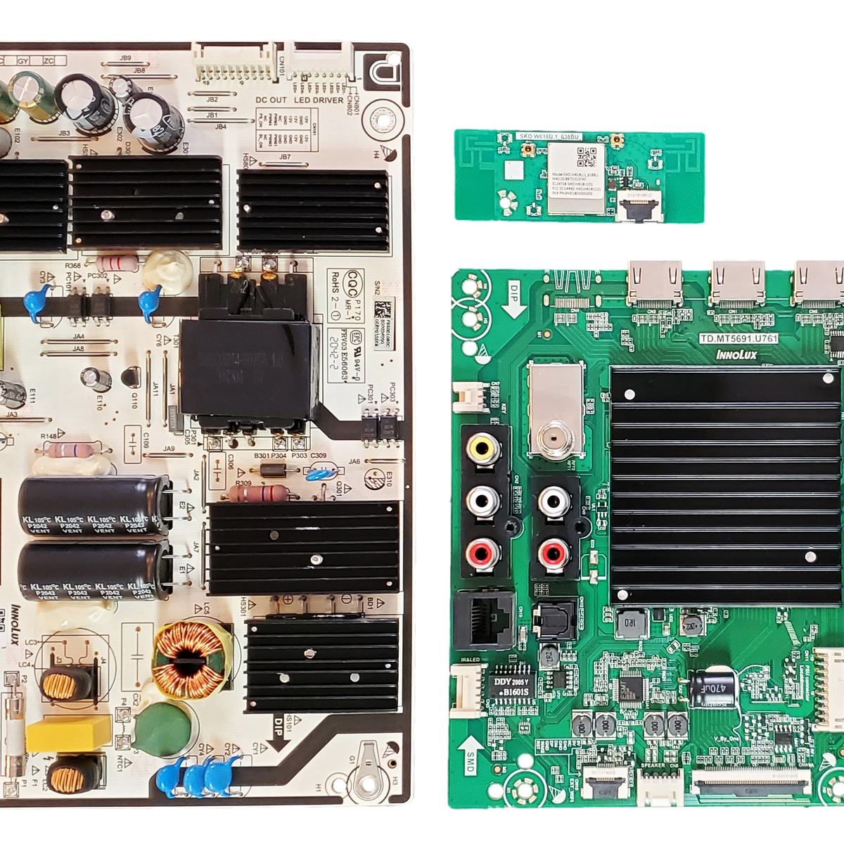 ピーコページ V655-H19 Vizio TV Repair Parts Kit, 6M03A0002R00J Main Board