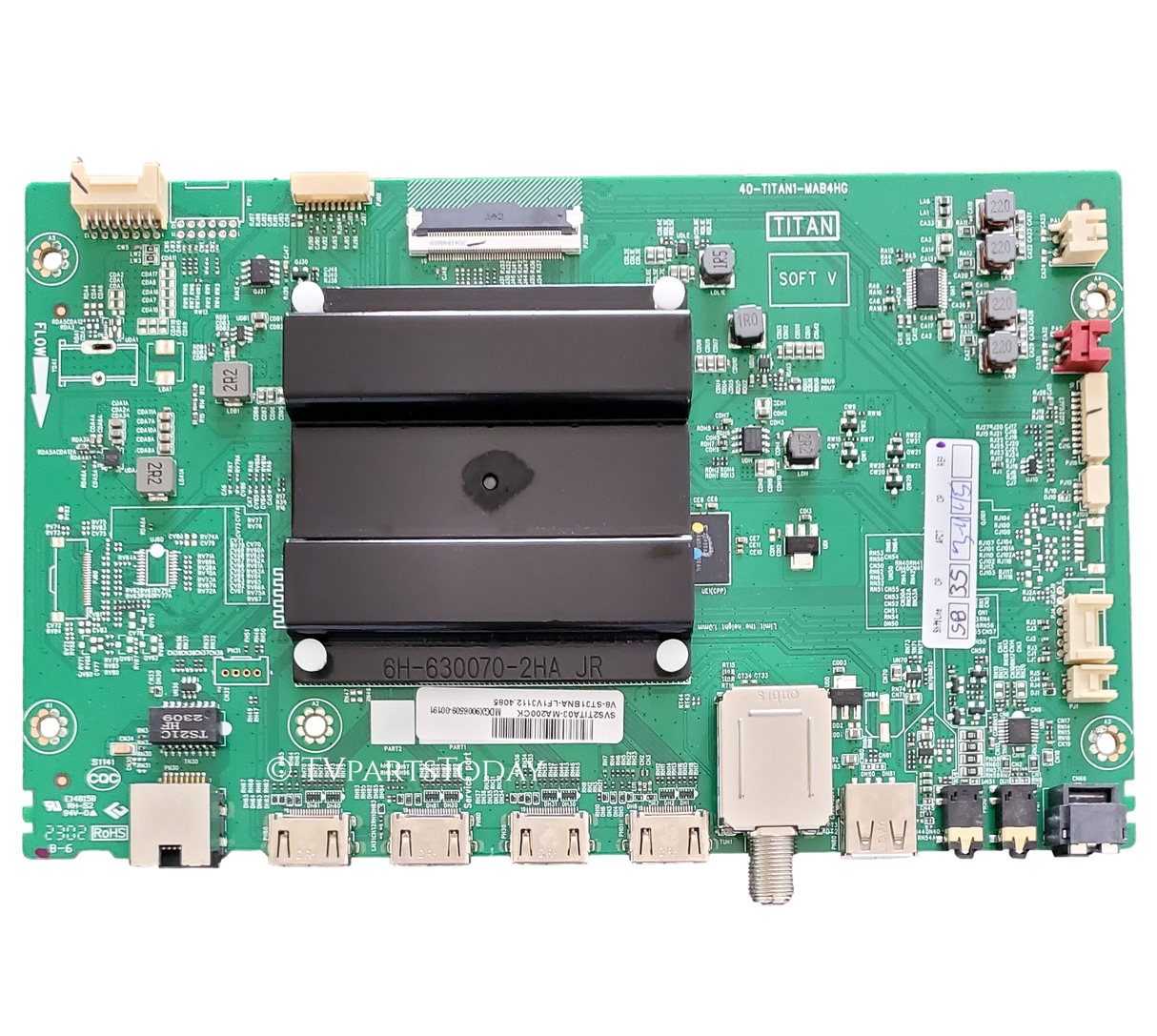 SVS2TITA03-MA200CK Amazon Main Board, V8-ST31BNA-LF1V3112, 40-TITAN1-MAB4HG, K24NE5