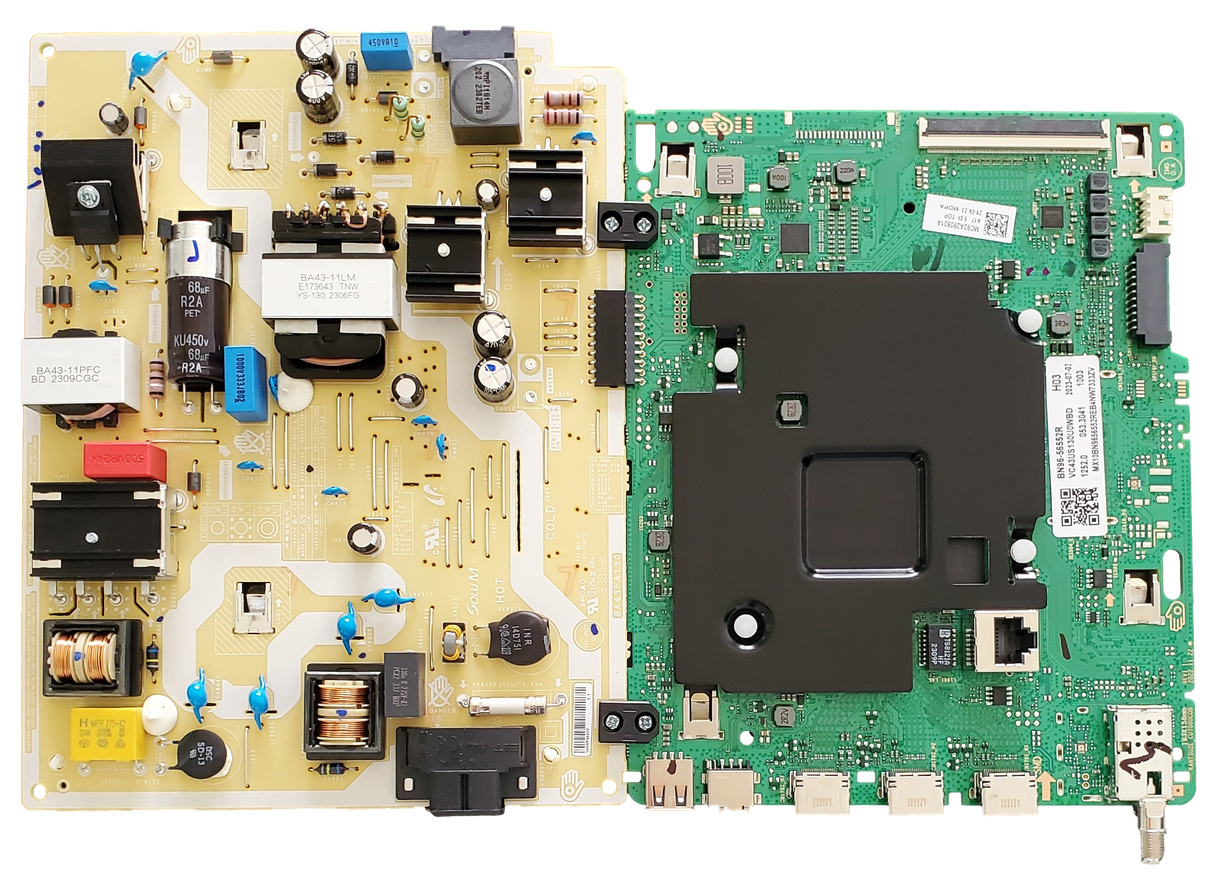 BN96-56552R-COMBO Samsung Main Board / Power Supply, BA43FA130, UN43CU7000BXZA, LH43BECHLGFXGO