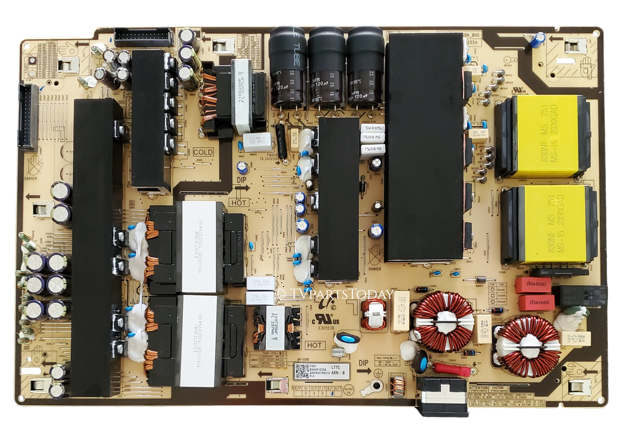 BN44-01255A Samsung Power Supply, L77CA8N_BHS, BN4401255A, QN77S85DAEXZA, QN77S85DDEXZA, QN77S84DBEXZA