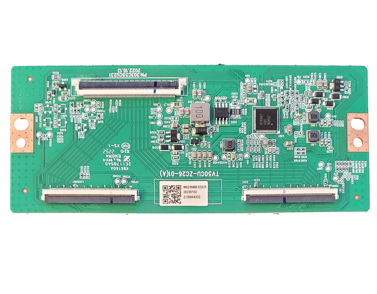 513C50CUM02, Onn T-Con Board, TV50CU-ZC26-01(A), 100012585