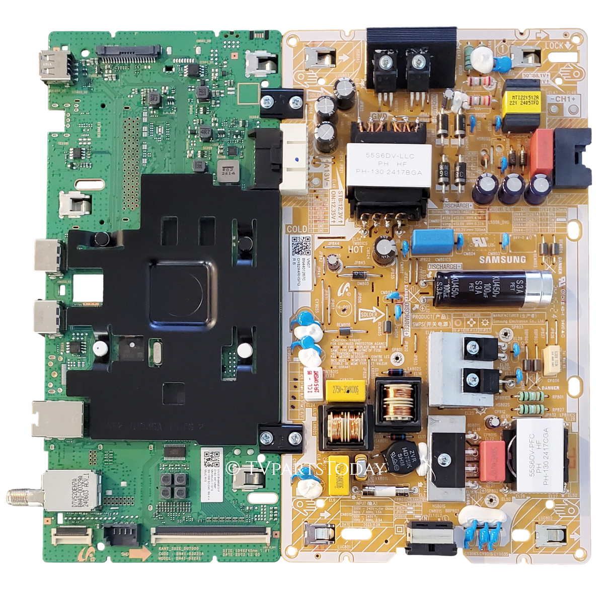 BN96-58721F-COMBO Samsung Main Board/Power Supply, KANT_SU2E_DU7000, BN41-03231A, BN44-01267C, UN55DU6900FXZA
