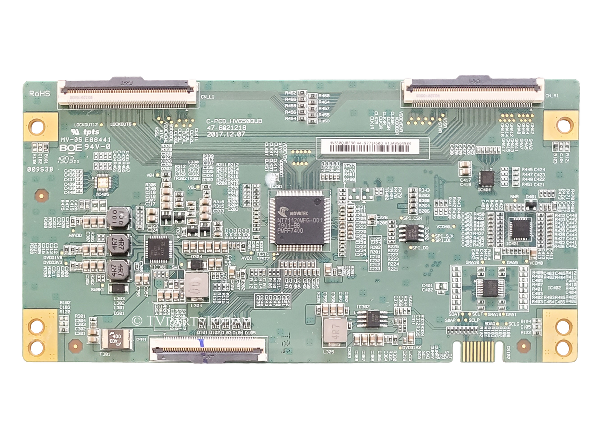 44-9771460 Hisense T-Con Board, HV650QUBF90, 65R6E1