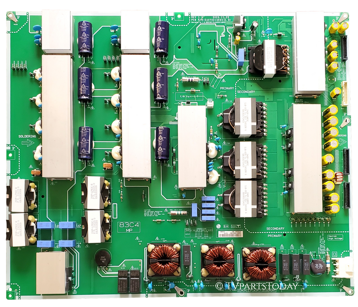 EBR41959801 LG Power Supply, 41959801, EAX70214903(1.0), LGPS83C4-24OP, OLED83C4AUA, OLED83C4PUA, OLED83B4PUA