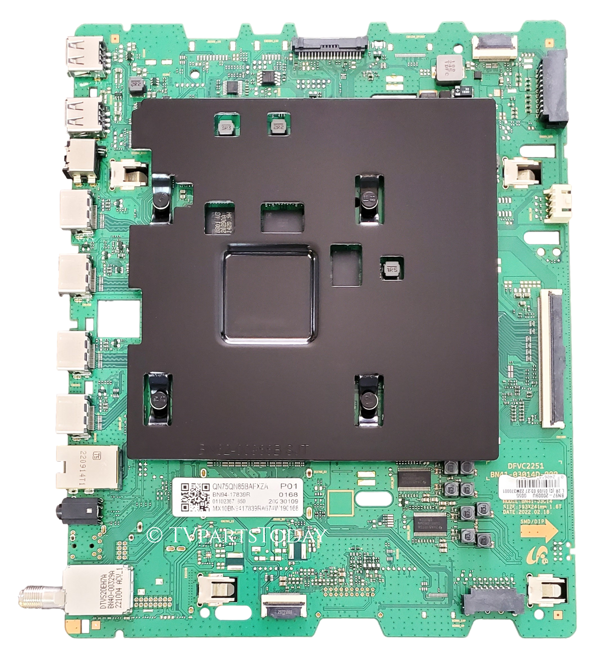 BN94-17839R Samsung Main Board, BN97-20009U, BN41-03014D , QN75QN85BAFXZA