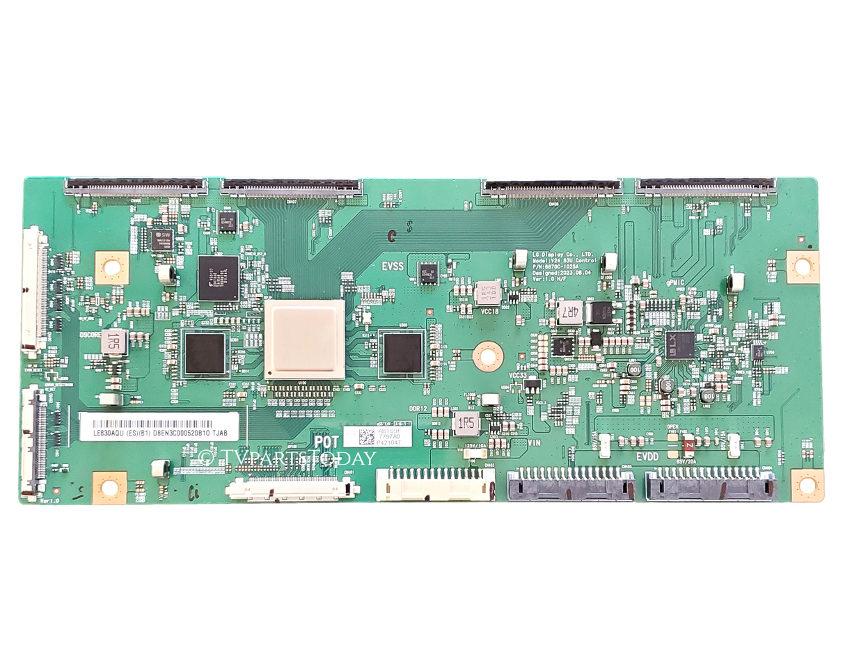 6871L-7797A LG T-Con, 6870C-1025A, LE830AQU, OLED83C4PUA, OLED83C4AUA