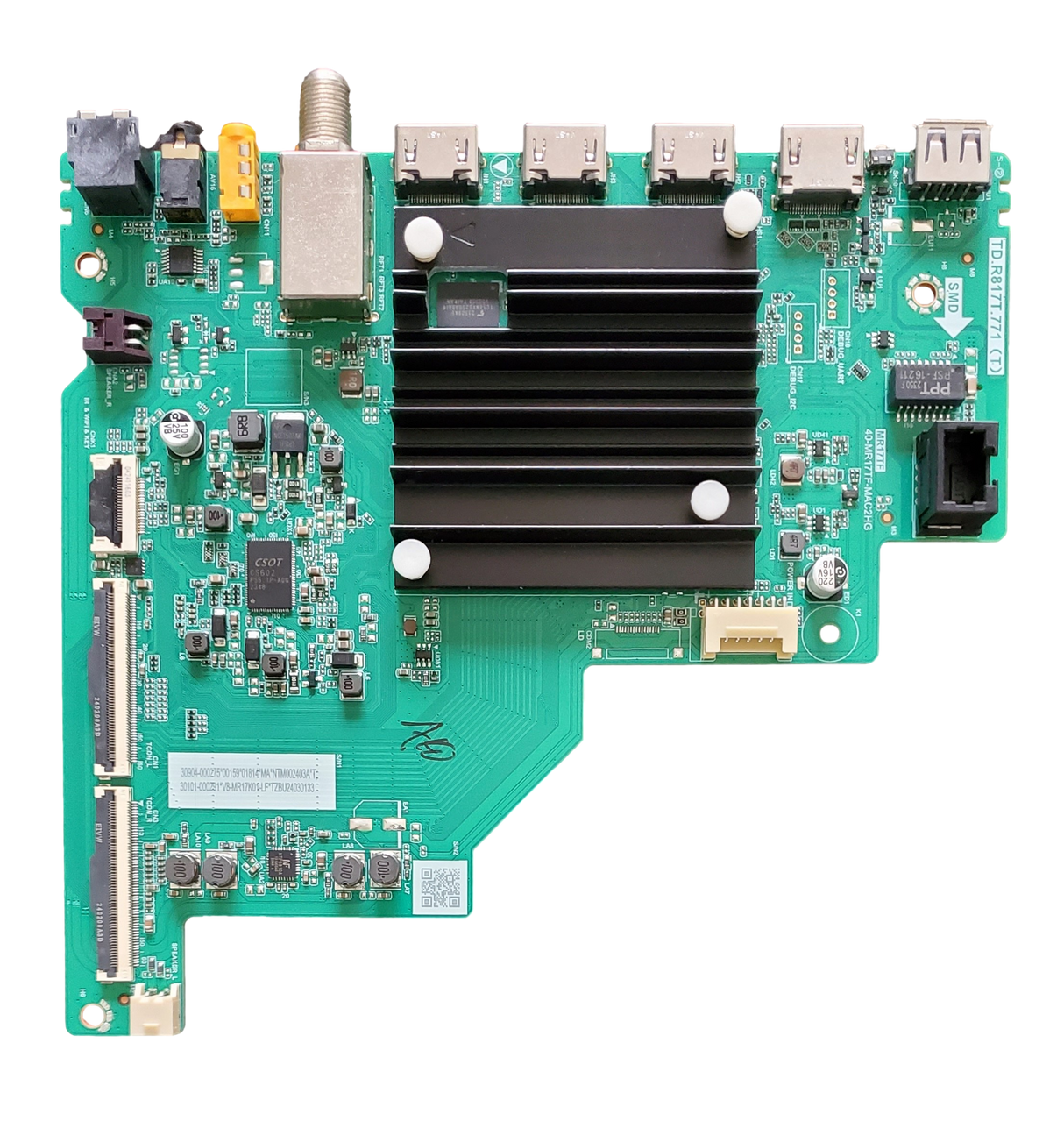 30904-000275 TCL Main Board, 30904-000275, 30101-000291, TD.R817T.771(T), 55S451