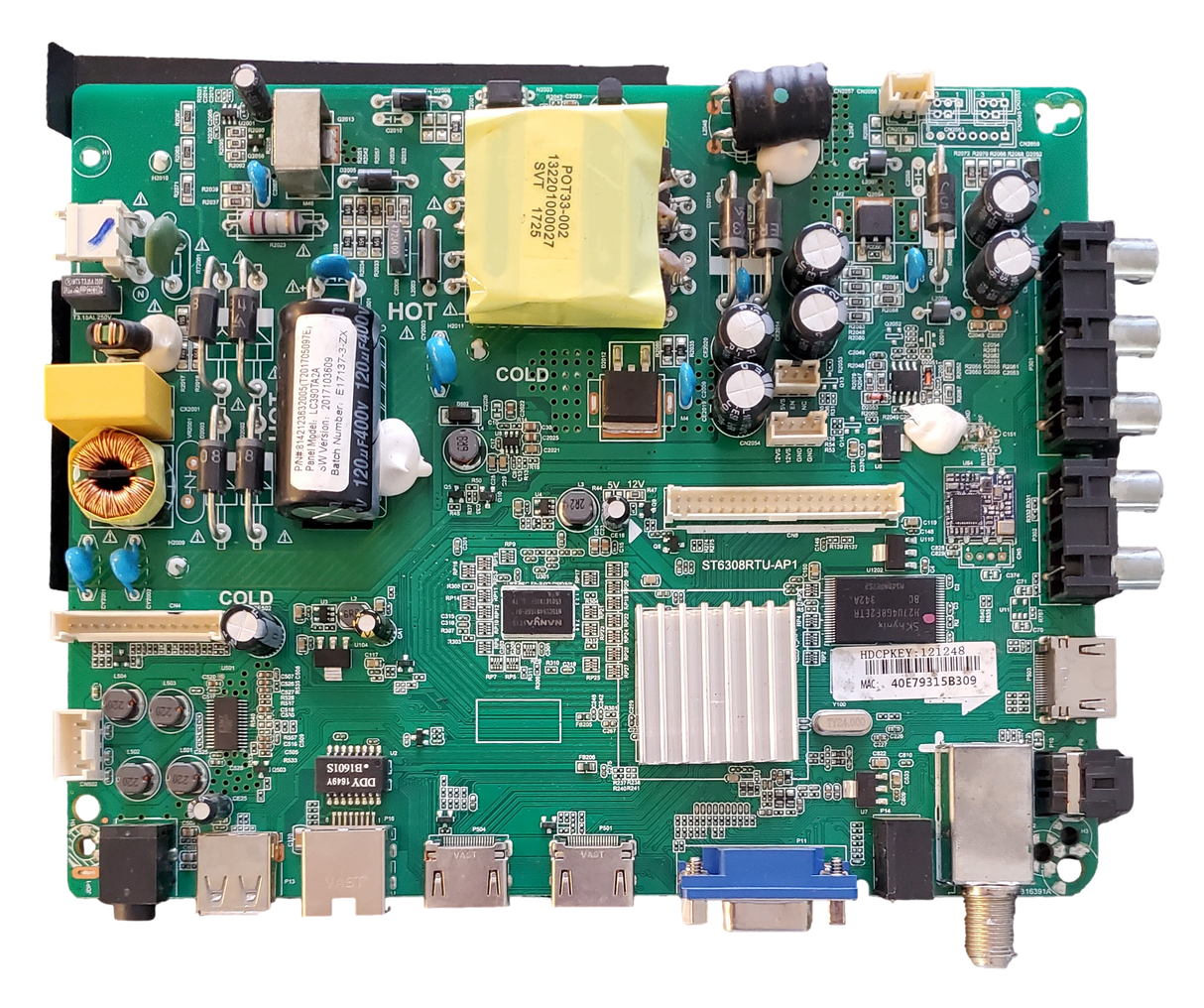 E17137-2-ZX Element Main Board, ST6308RTU-AP1, ELSW3917BF